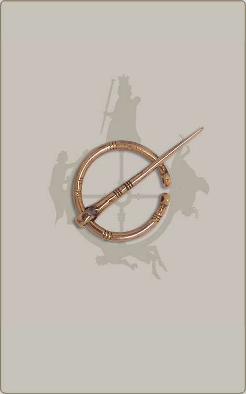 Bronzene Ringfibel, klein