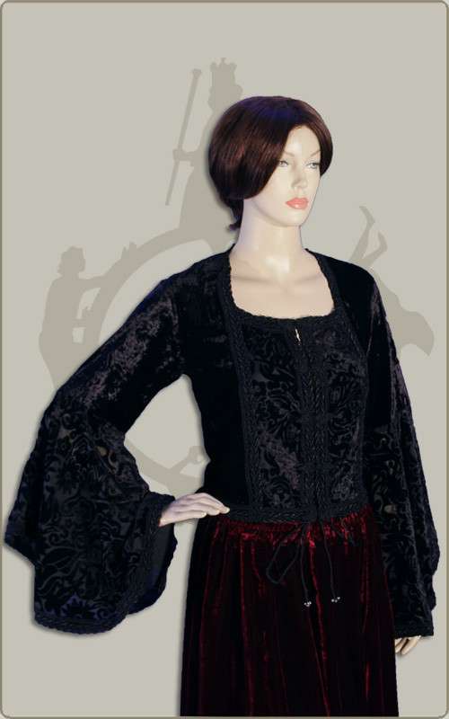 Elegante Samtbluse