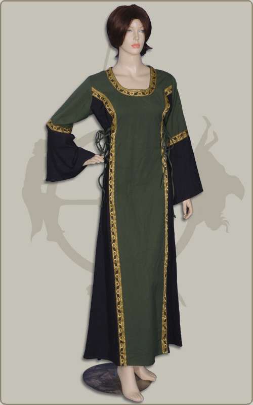 Edles Kleid mit Borte und...