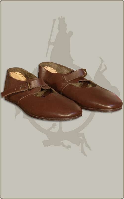 Spätmittelalter-Riemenschuh