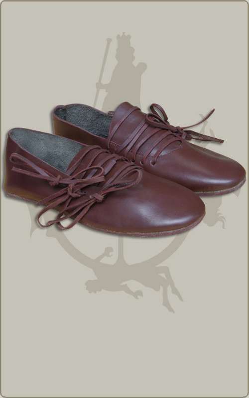 Spätmittelalter Schnürschuh