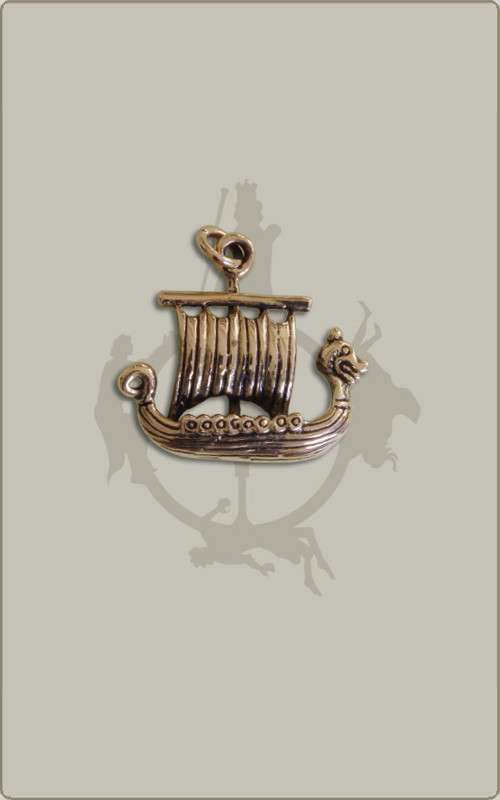 Drachenschiff aus Bronze