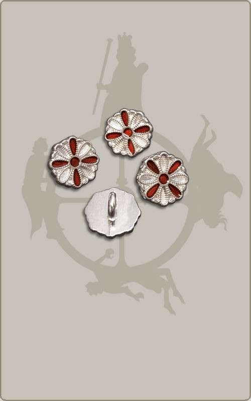 Rosettenknopf mit Kreuz